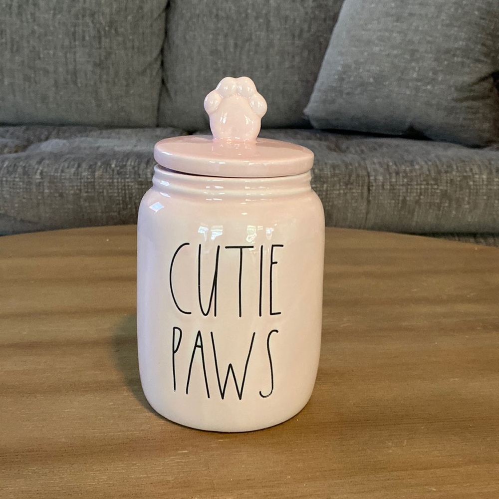 Rae Dunn “Cutie Paws” canister